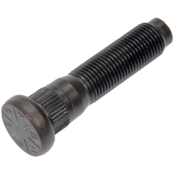 Dorman 610-558 9/16-18 Serrated Wheel Stud - .65 In. Knurl, 2.5 In. Length 610-558